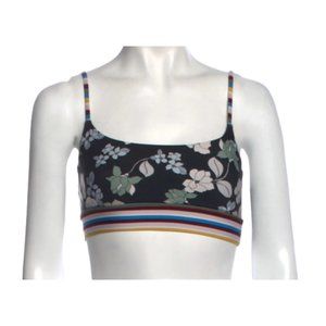 The Upside Printed Square Neckline Crop Top
